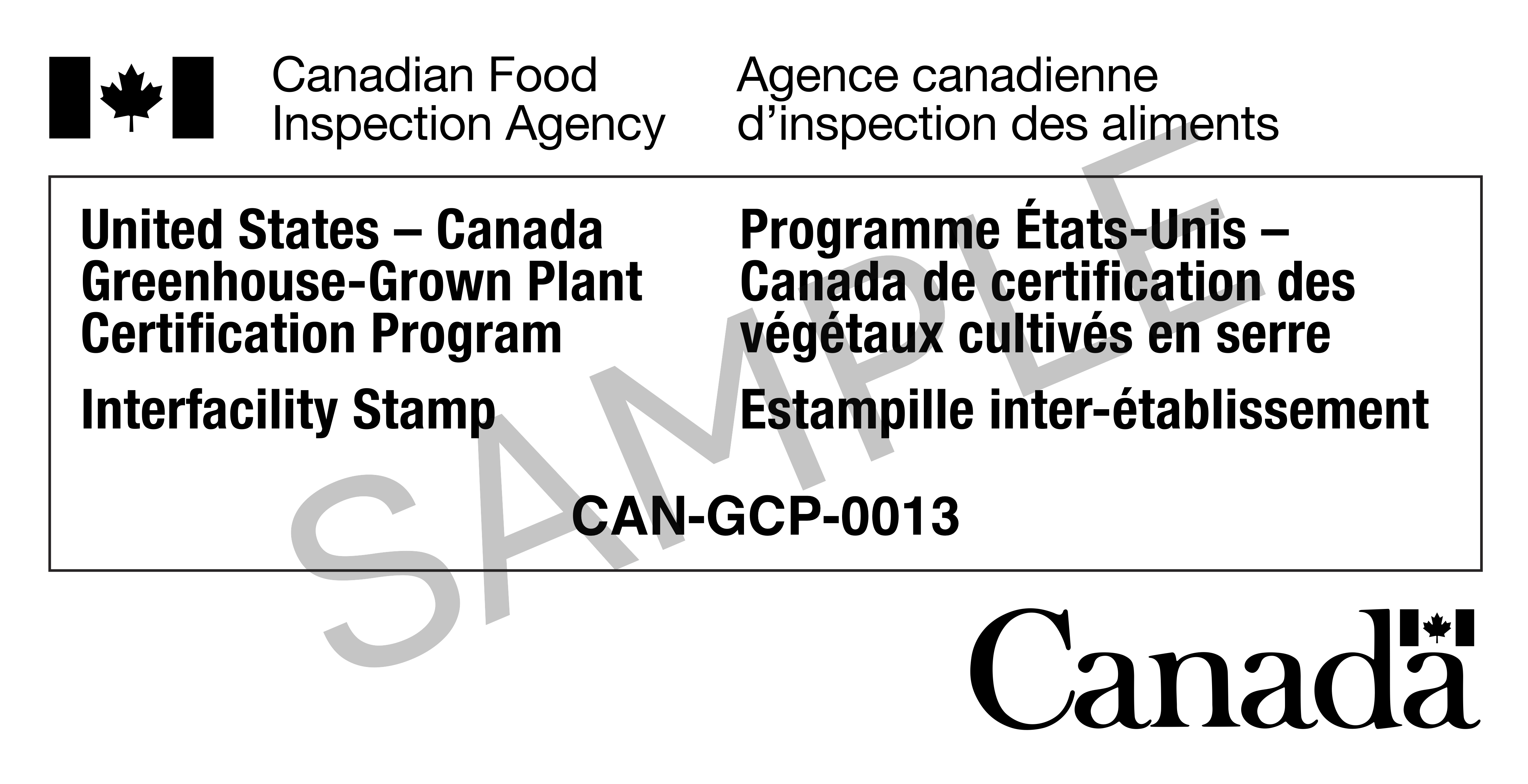 interfacility stamp sample